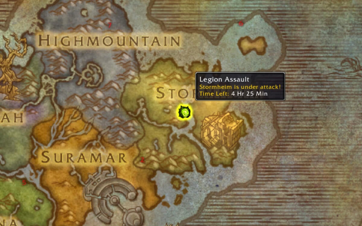 legion assault timer