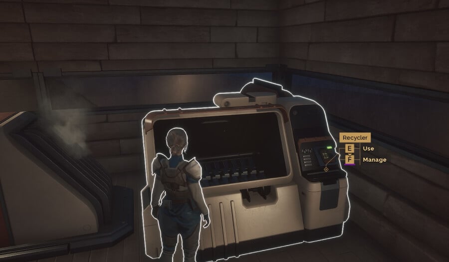 dune awakening recycle items with recycler item