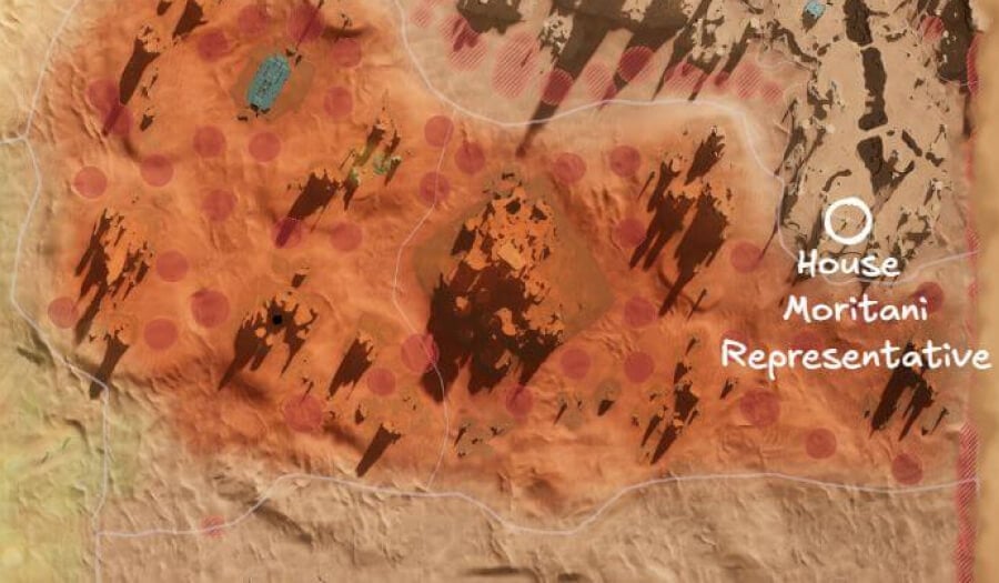 dune awakening landsraad house representative location moritani