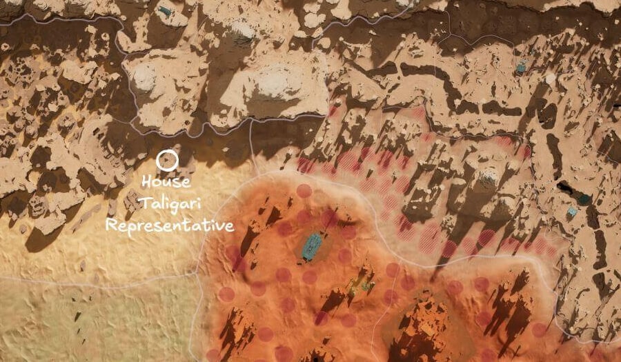 dune awakening landsraad house representative location taligari