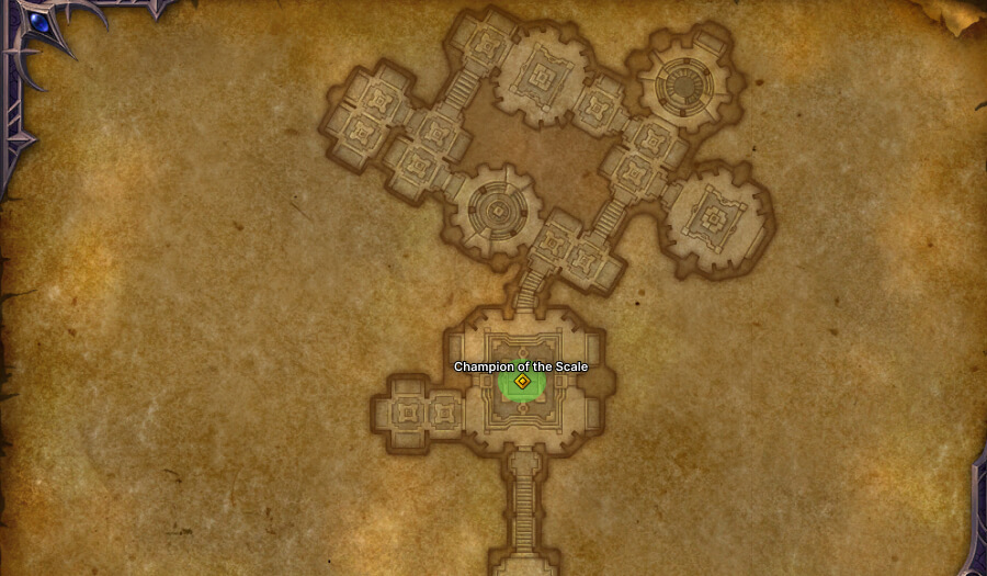 champion of the scale map