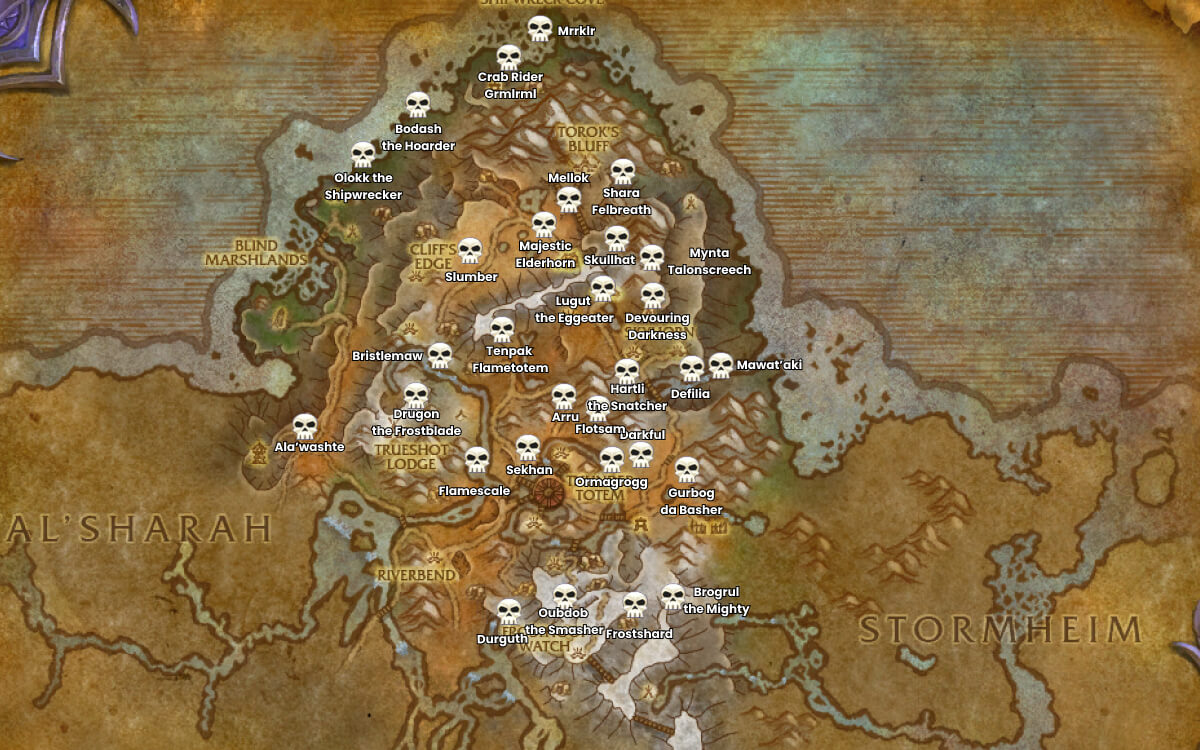 highmountain rare locations
