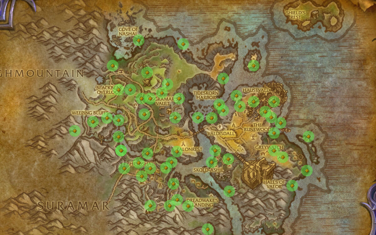 stormheim treasure locations