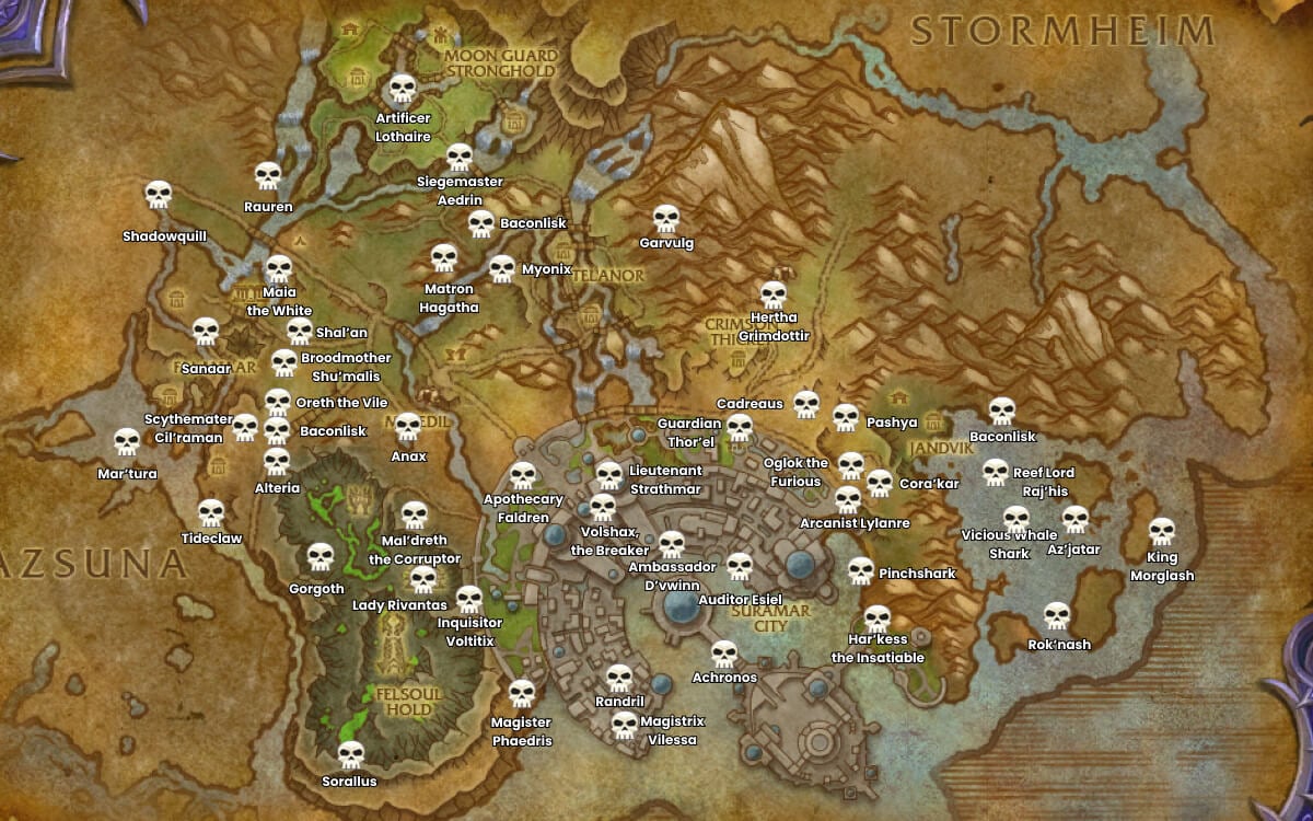 suramar rare locations
