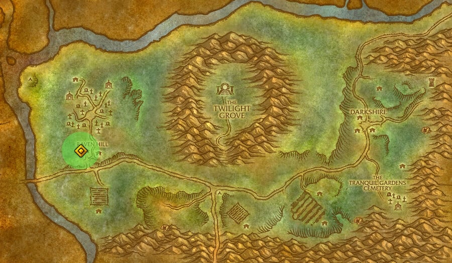 wow forever night watchmans torch quest duskwood 1