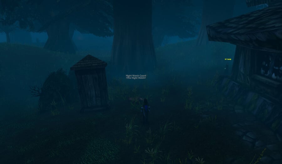 wow forever night watchmans torch quest guard location 1