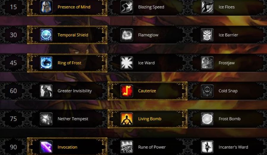 mage fire mop classic raid