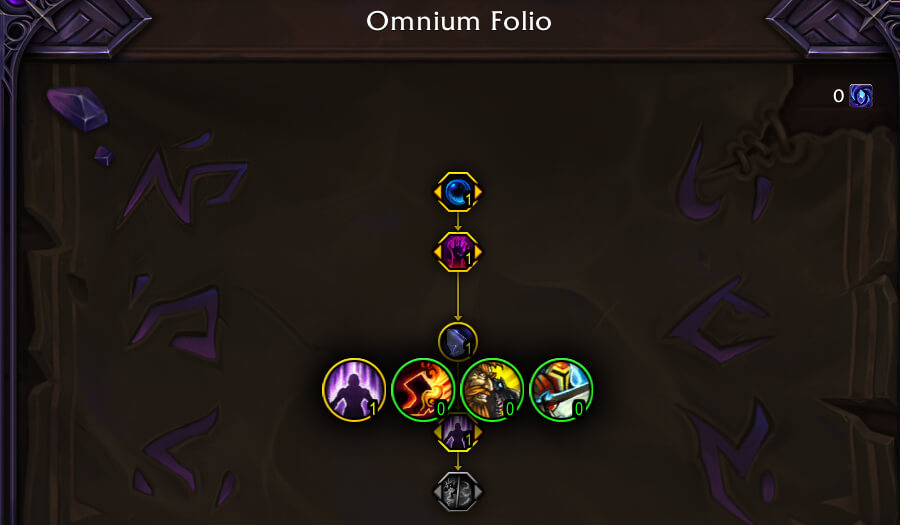 omnium folio in game ui
