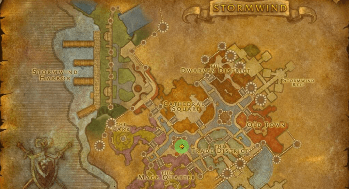 Stockades Dungeon Location