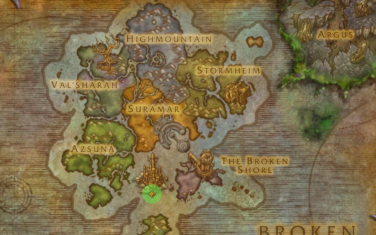 legion remix bronze vendors location map