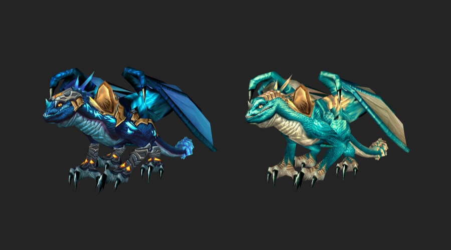 azure drake and blue drake