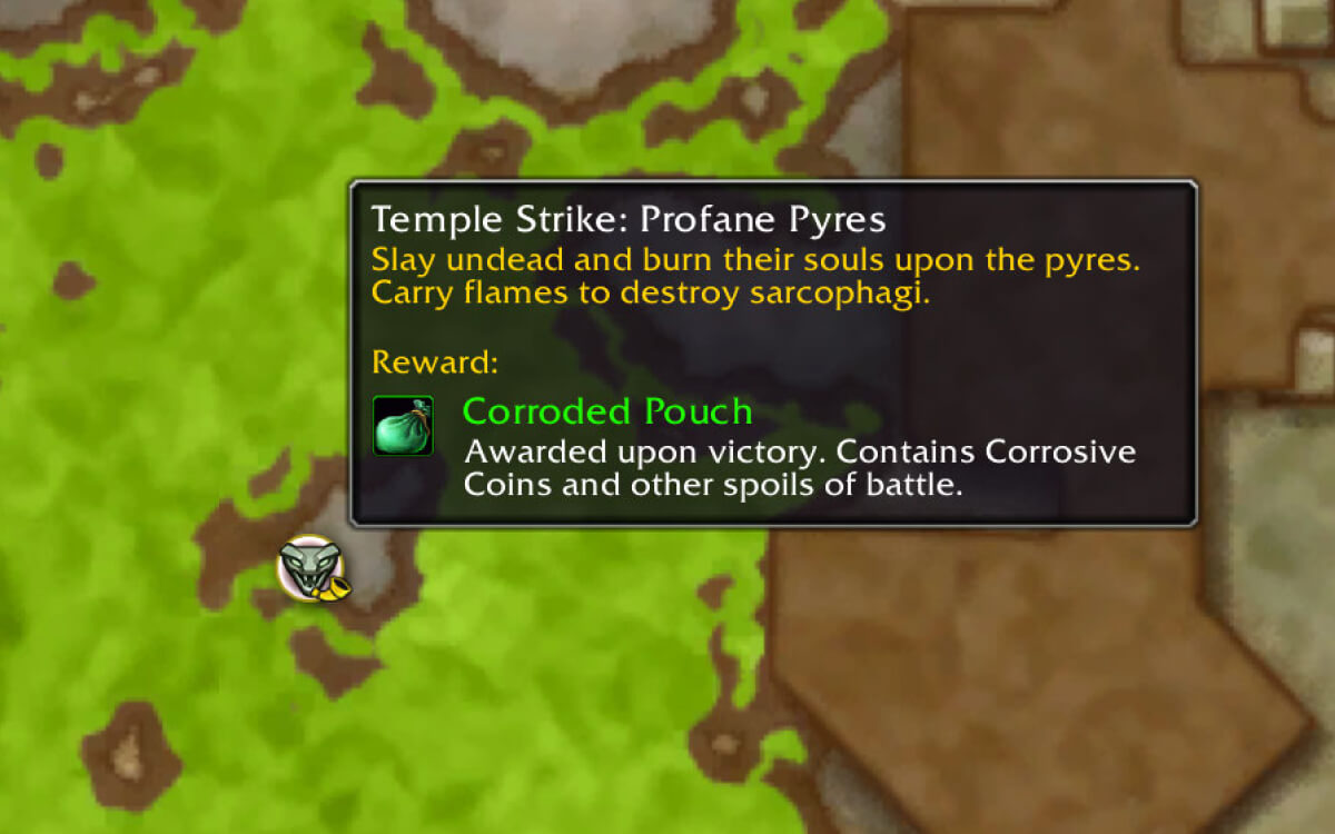 temple strike example