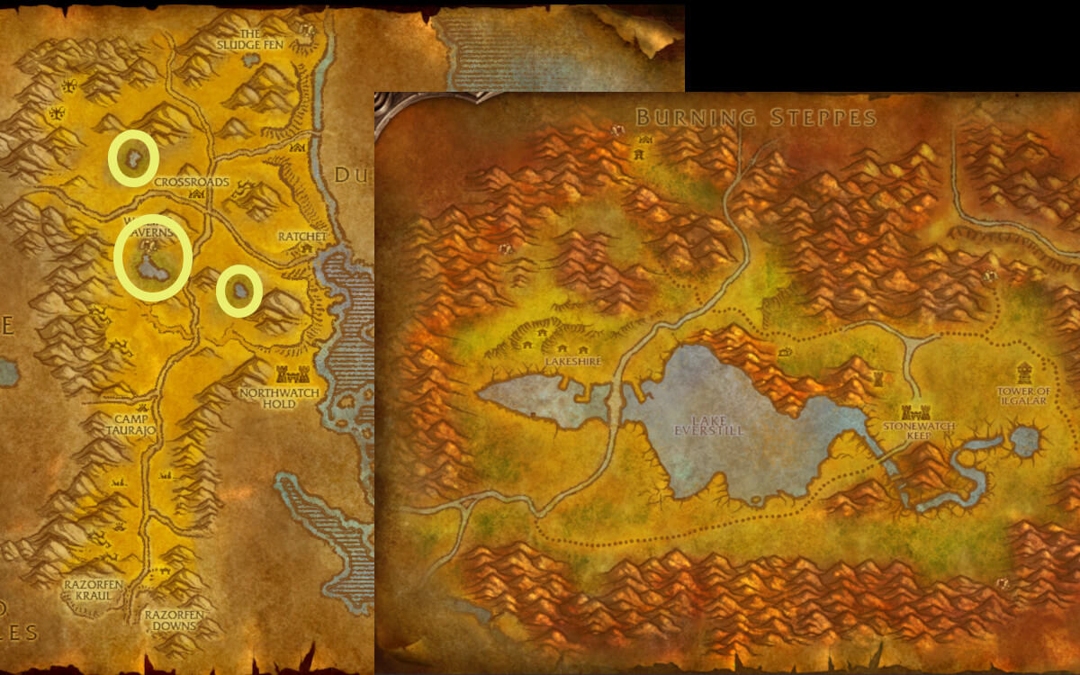 How to turn into a Pirate or Ninja guide Barrens and Redridge maps