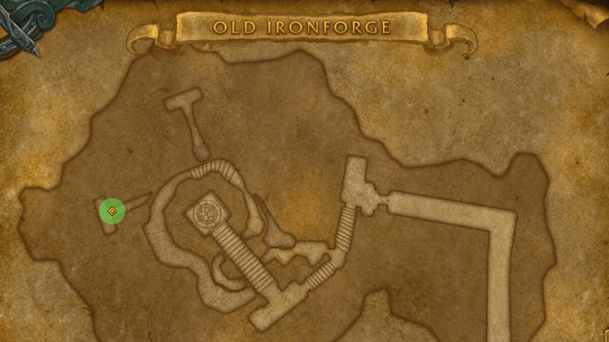 hall of thanes dungeon entrance map