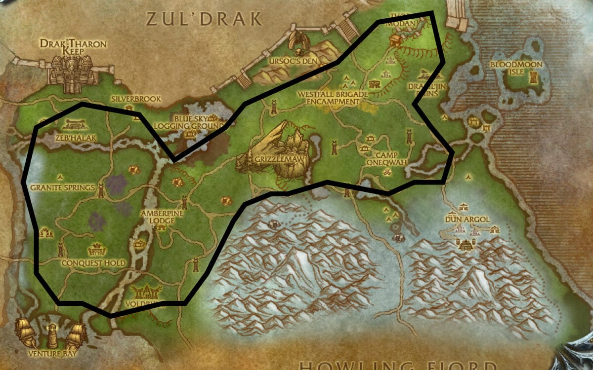 grizzly hills lumber route