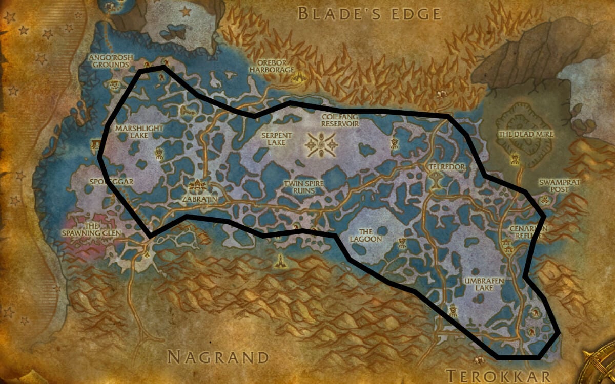 zangamarsh lumber route