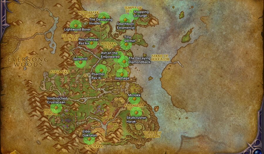 zulaman rare locations