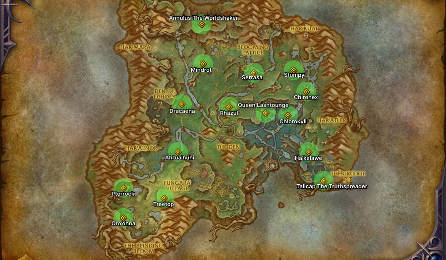 harandar rare locations