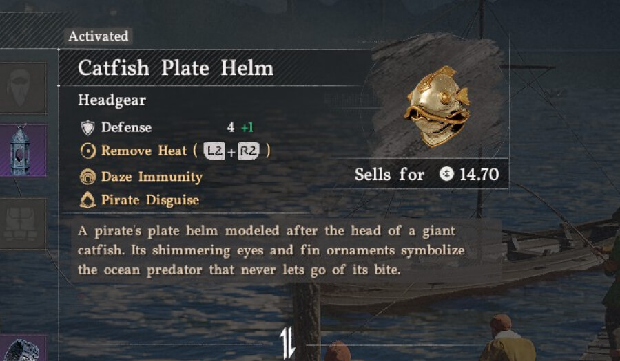 catfish plate helm