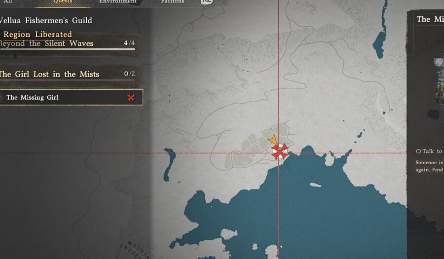 beyond the silent waves and the girl lost in the mists location ship