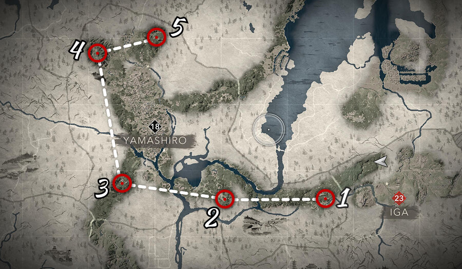 assassins creed shadows all hidden chest locations yamashiro