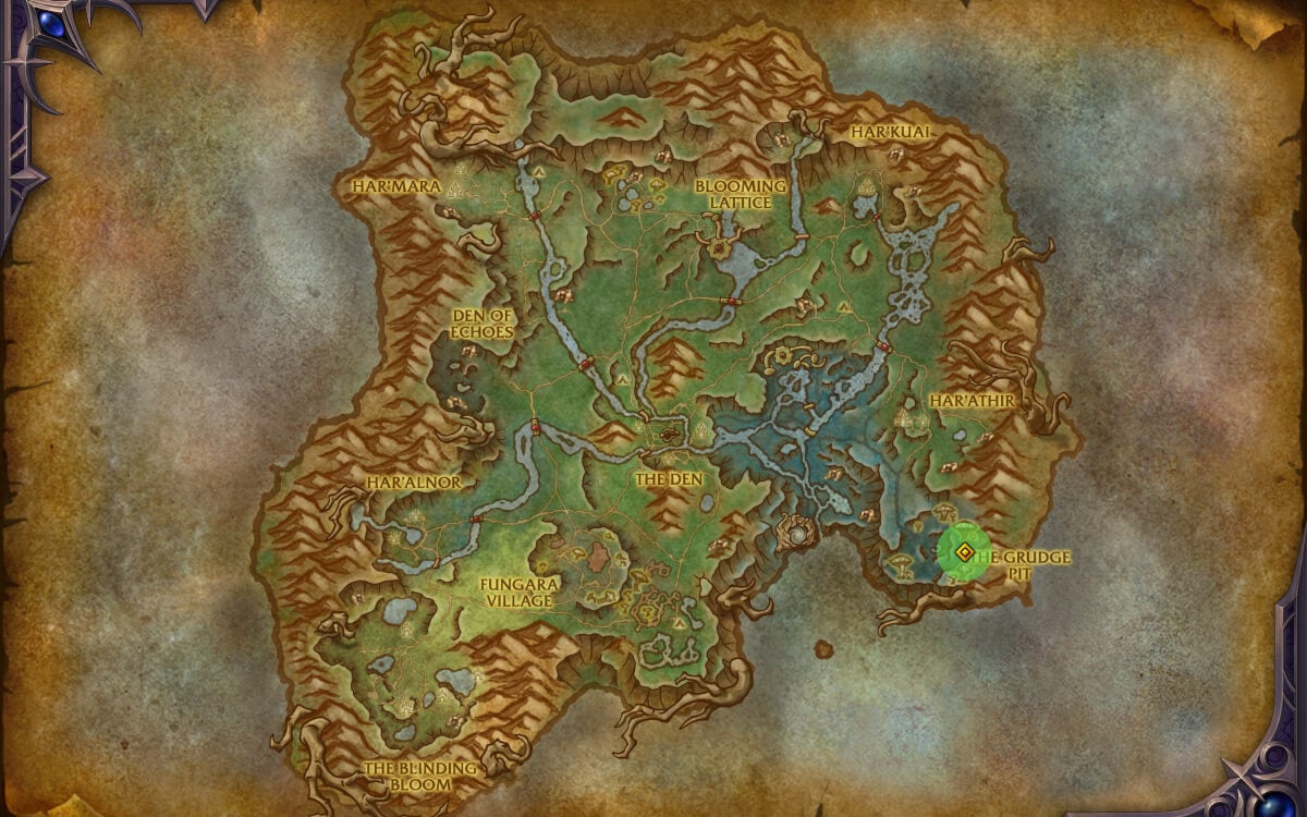 sporefall raid entrance map location
