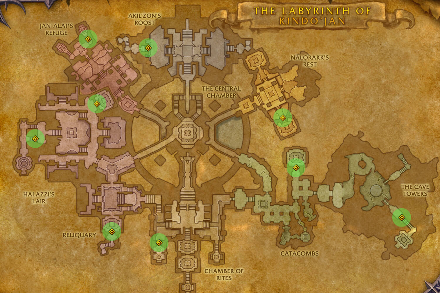 sturdy chests that require labyrinth of kindojan journey location map