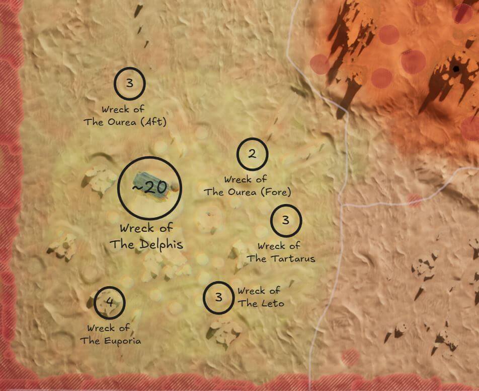 dune awakening where to find irradiated slag map locations.JPG