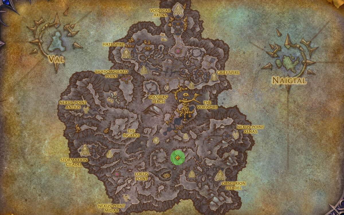 naigtal and val portal voidstorm map location