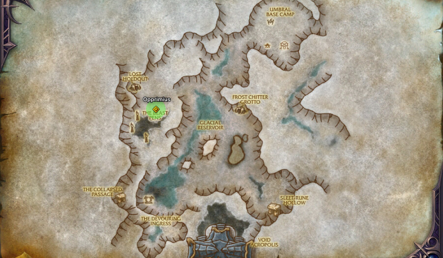 val rare locations opprimius
