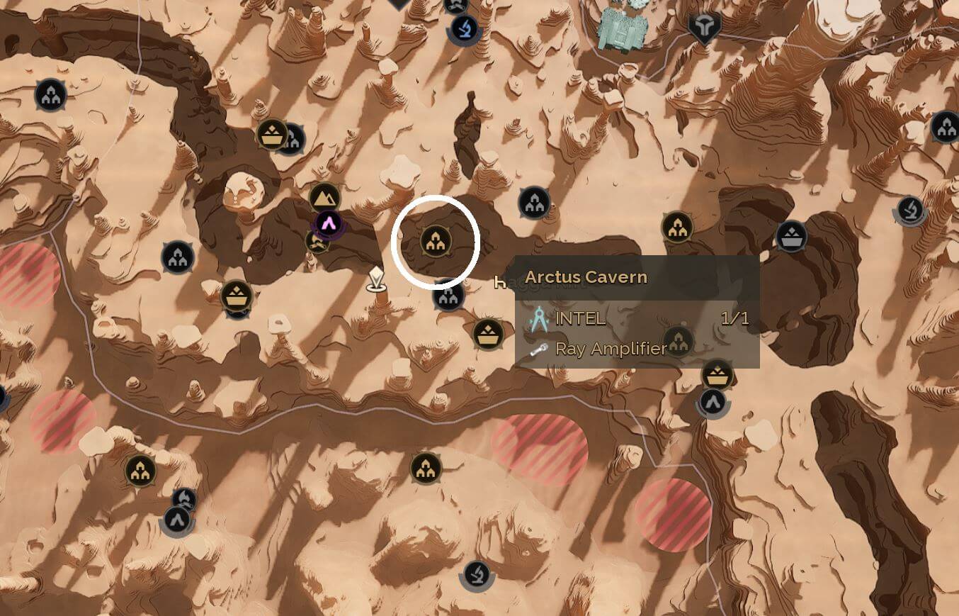 cataloguing defects arctus cavern location.JPG