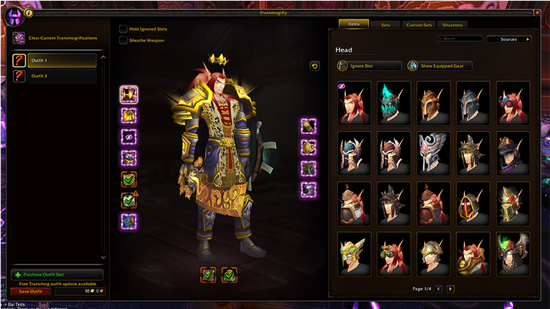 MoP Classic Transmog UI