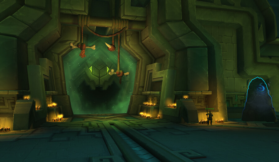 venomous abyss raid entrace in game