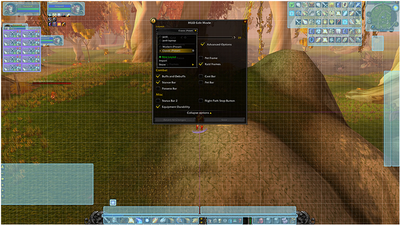 Edit Mode in TBC Classic Anniversary