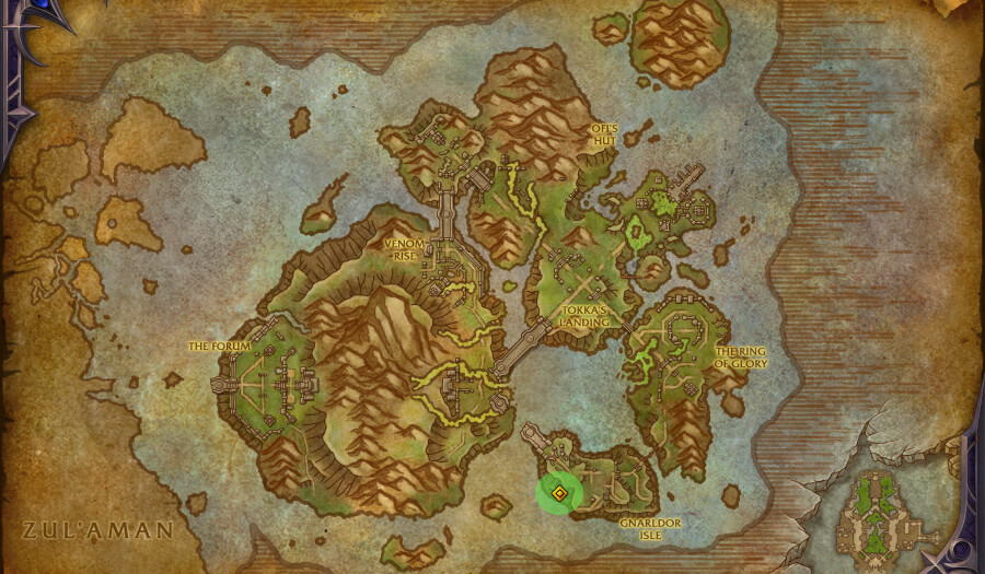 coiled isle lore item amani exiles words