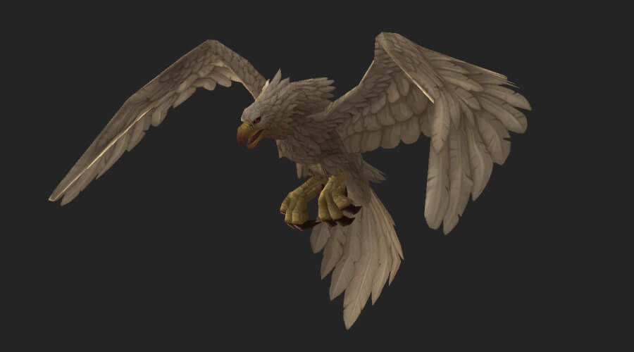 snowy highmountain eagle