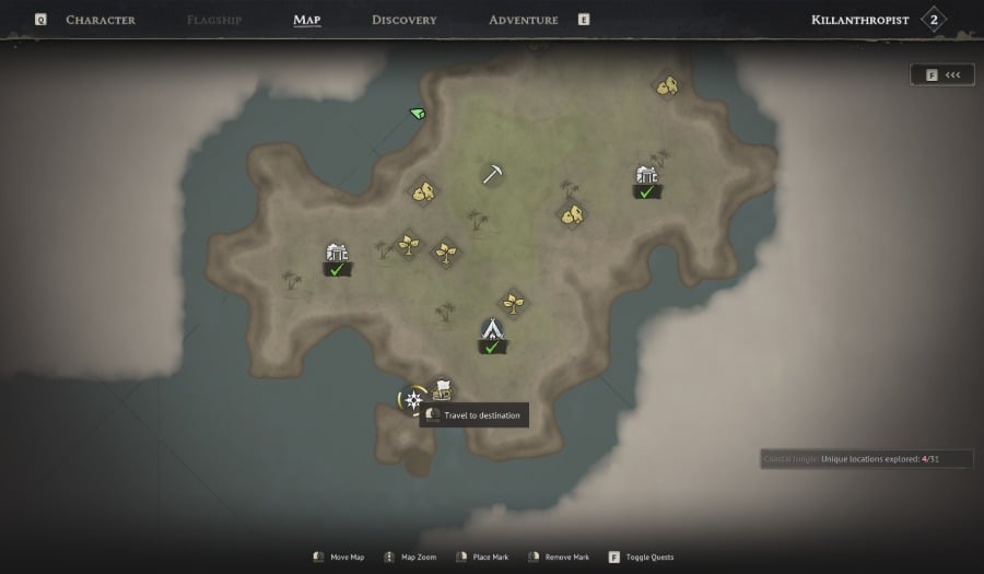 fast travel from ketch