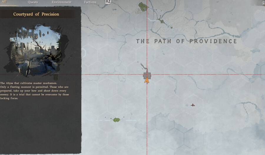 courtyard of precision puzzle location