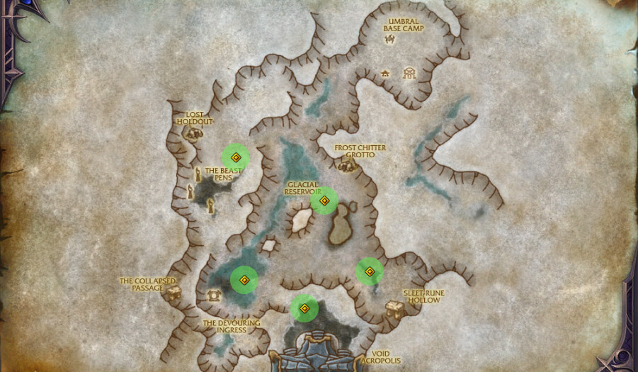 climate strange val locations