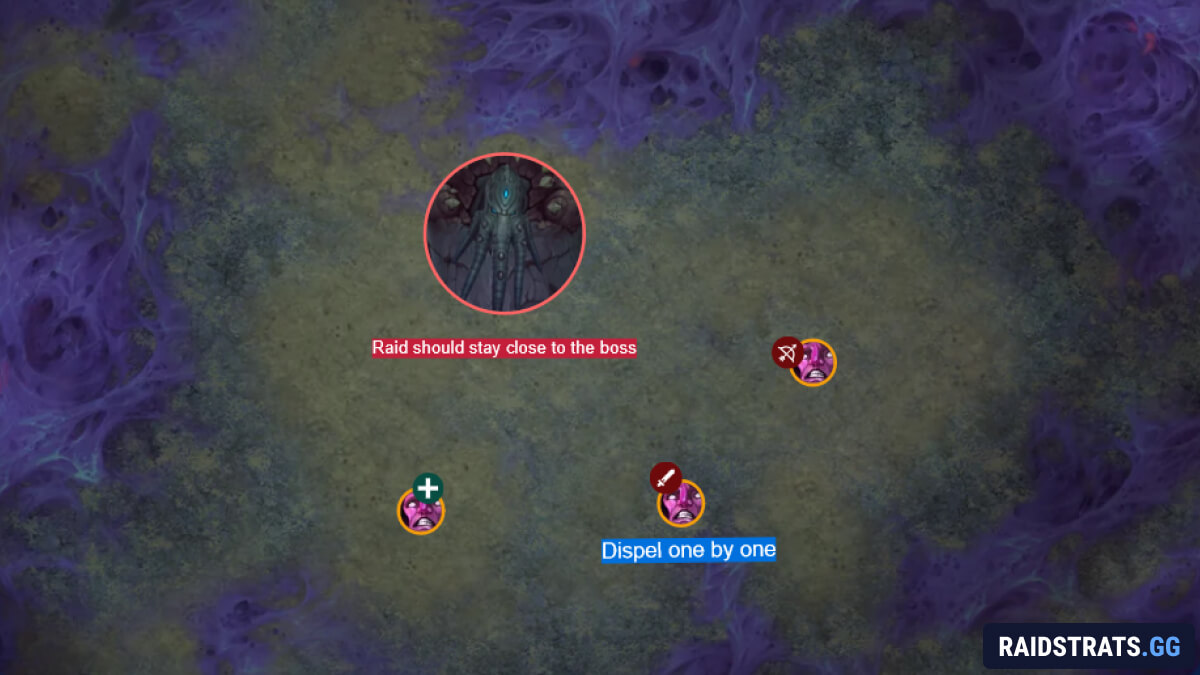 kithix heroic and mythic phase 1 overwhelming fear dispel