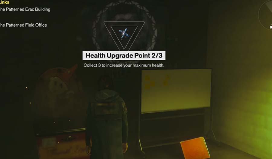 control resonant art gallery health upgrade point