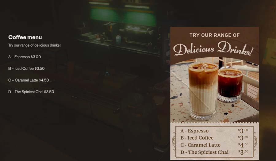 control resonant cafe drinks