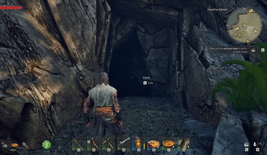 copper deposit cave entrance