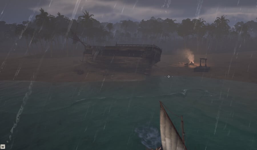 first ship in windrose shipwreck