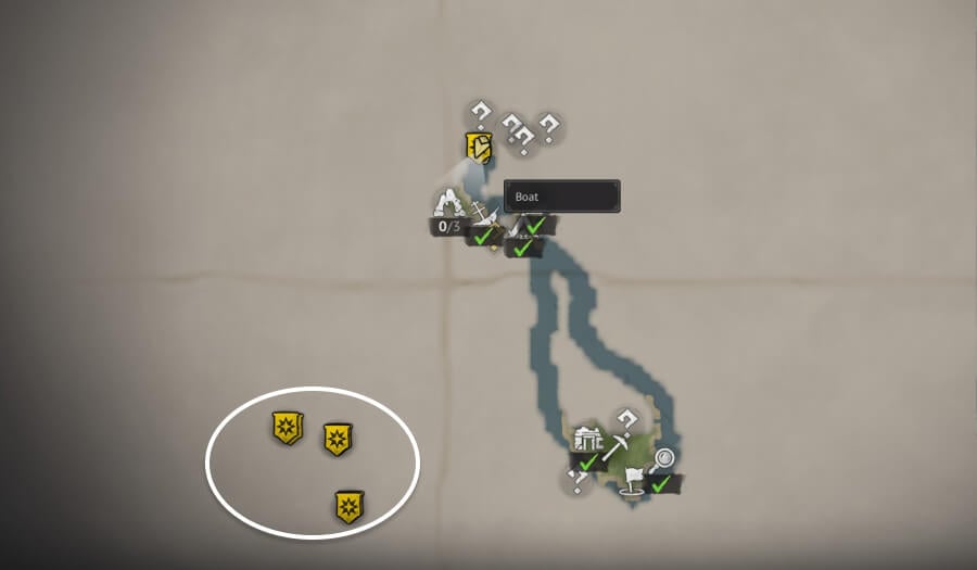 first ship in windrose crew location