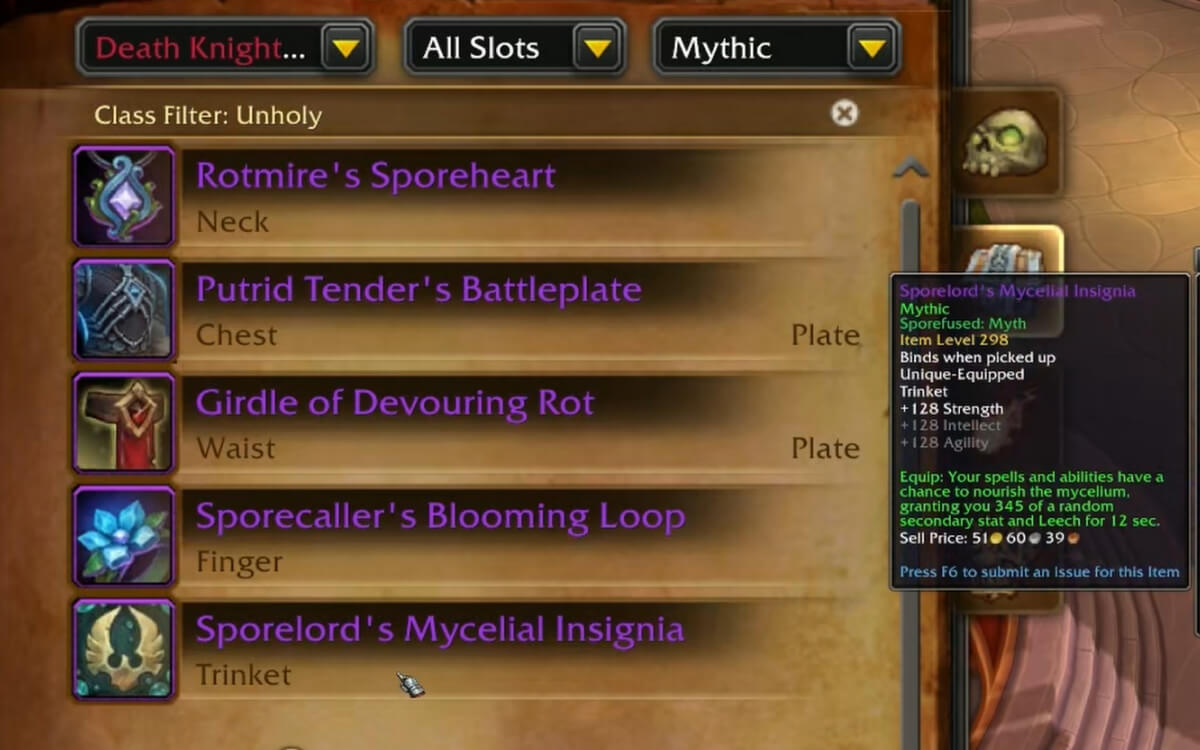 loot table example sporefused