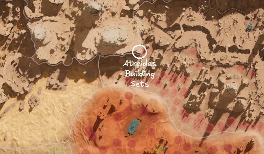 dune awakening building sets helius gate atreides vendor location