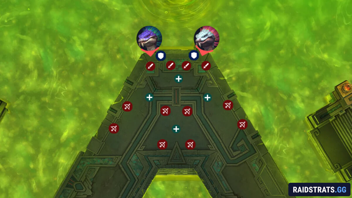 the twin fangs heroic raid spread positioning