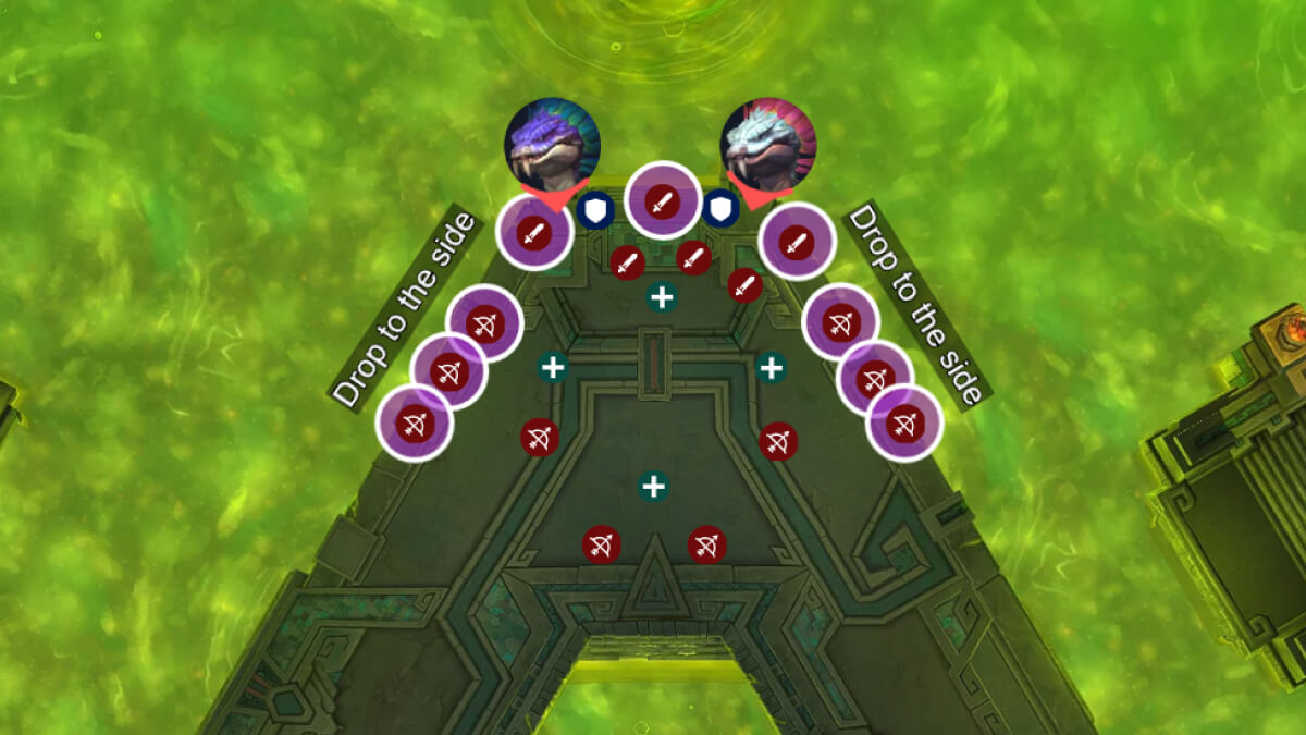 the twin fangs heroic coiling ichor puddles