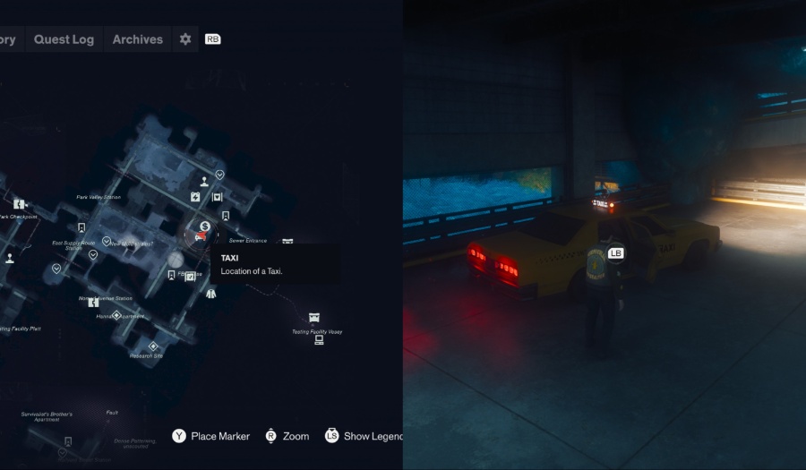 control resonant park taxi